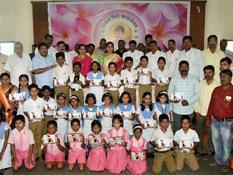 Tablet devices distributed to 150 students of Zilla Parishad School